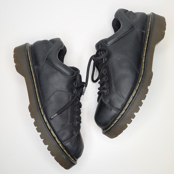 Dr. Martens Vintage Oxfords Black Leather 8312 Made In England Men's UK 10 US 11 - Picture 3 of 9